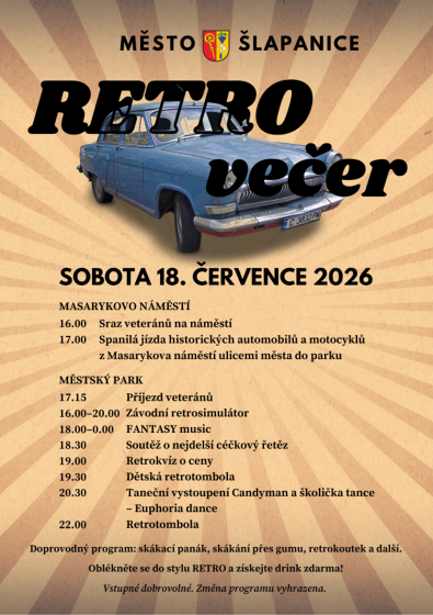 Plakát události Retrovečer