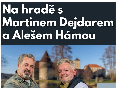 Plakát události Na hradě s Martinem Dejdarem a Alešem Hámou