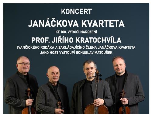 Plakát události Koncert Janáčkova kvarteta