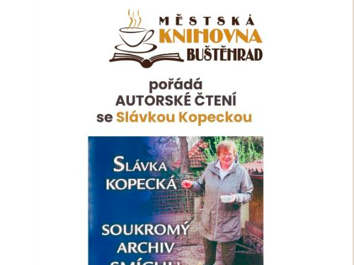 Plakát události Autorské čtení se Slávkou Kopeckou