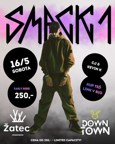 Plakát události SMACK ONE // Žatec