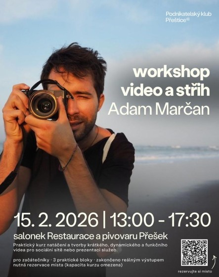 Plakát události Workshop: video a střih nejen pro sociální sítě