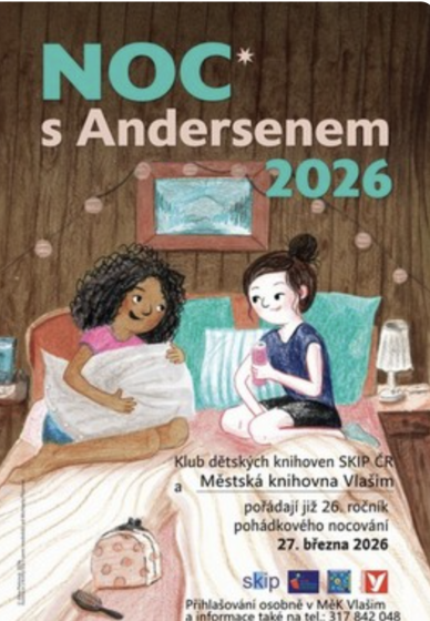 Plakát události Noc s Andersenem 2026