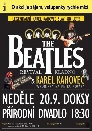 Plakát události The Beatles Revival + Karel Kahovec + Michal Šindelář