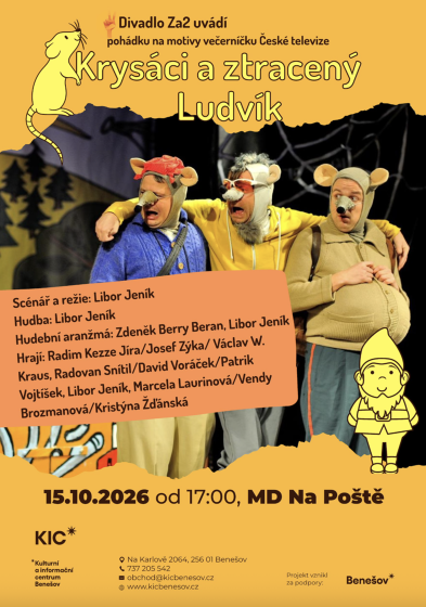 Plakát události Krysáci a ztracený Ludvík