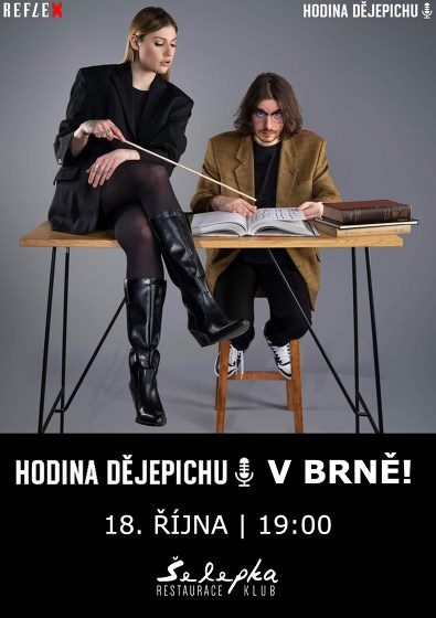 Plakát události Hodina dějepichu LIVE