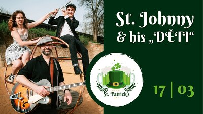 Plakát události St. Patrick se St. Johnny u Zacha