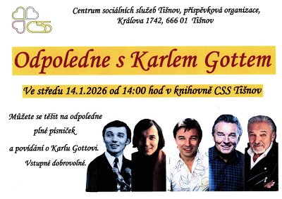 Plakát události Odpoledne s Karlem Gottem