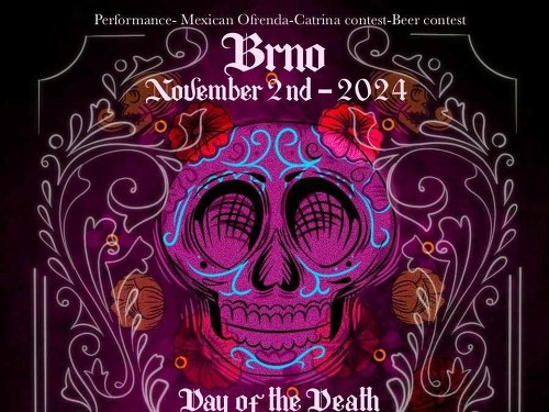Plakát události Día de Muertos in Brno 2.0