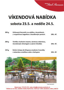 Víkendová nabídka 23.5. - 24.5.2026