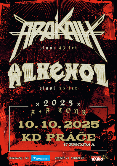 Plakát události Arakain & Alkehol - A+A Tour 2025