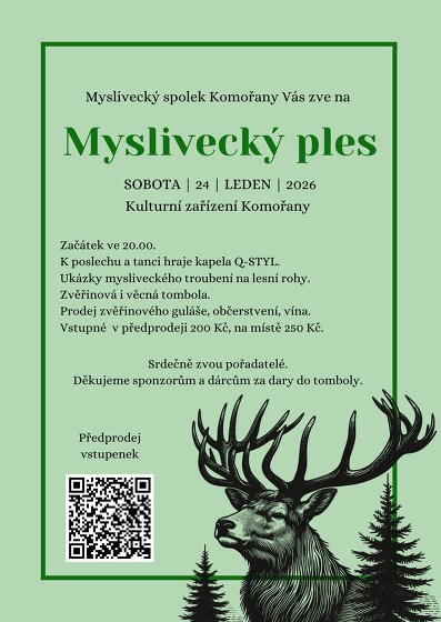 Plakát události Myslivecký ples