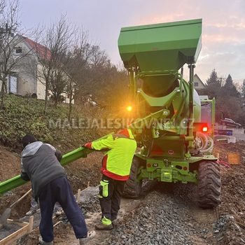 Malý mix na beton do špatně přístupného terénu