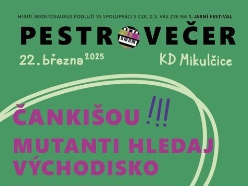 Plakát události Pestrovečer 2025