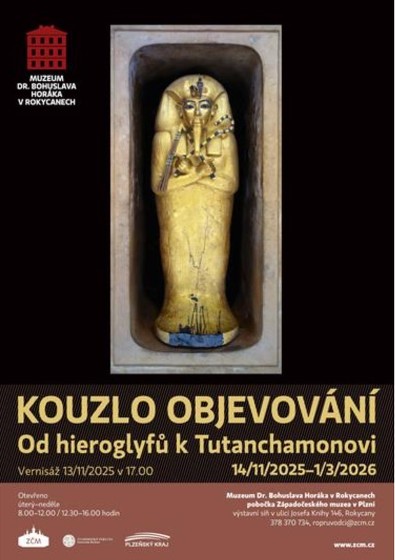 Plakát události Kouzlo objevování - Od hieroglyfů k Tutanchamonovi