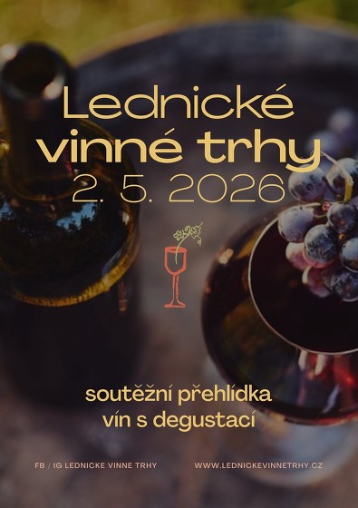 Plakát události Lednické vinné trhy 2026