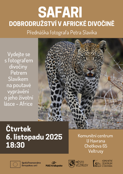 Plakát události Přednáška s fotografem Petrem Slavíkem