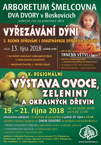 Plakát události Výstava ovoce, zeleniny a okrasných dřevin