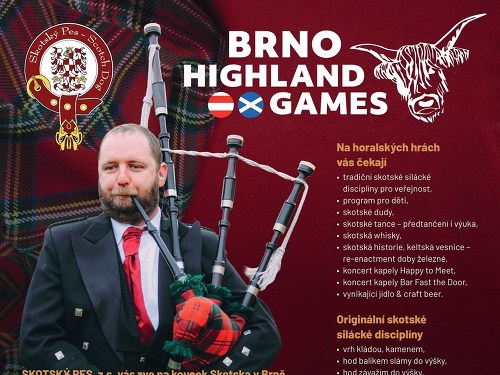 Plakát události Brno Highland Games 2025