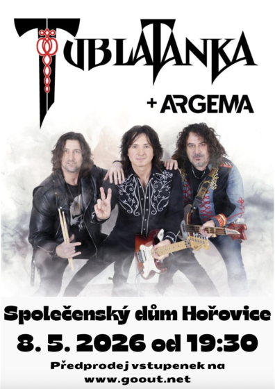 Plakát události Tublatanka + Argema