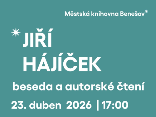 Plakát události Spisovatel Jiří Hájíček