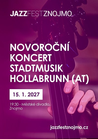 Plakát události Novoroční koncert Stadtmusik Hollabrunn (AT)