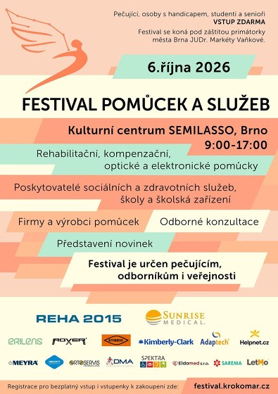 Plakát události Festival pomůcek a služeb 2026 Brno