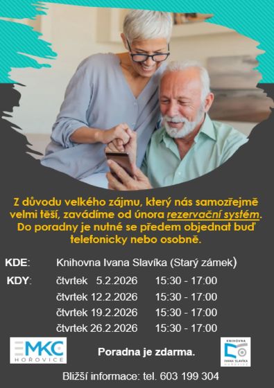 Plakát události Poradna pro práci s chytrým telefonem/tabletem