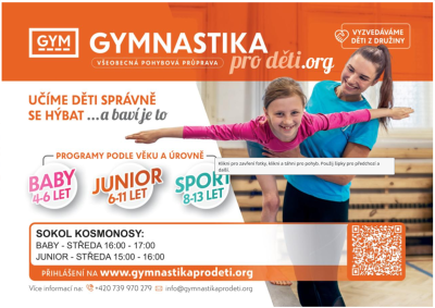 Plakát události Gymnastika pro děti