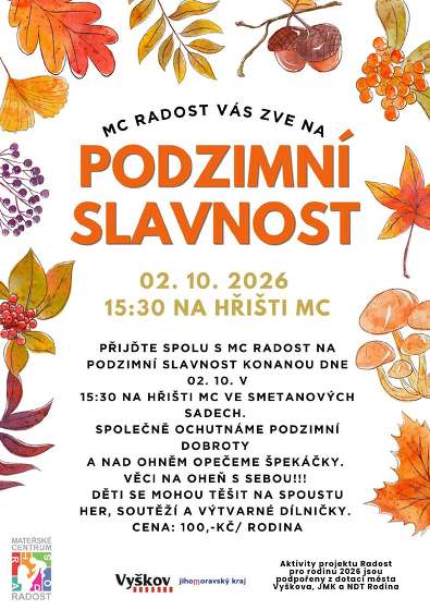 Plakát události Podzimní slavnost