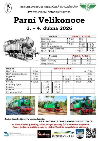 Plakát události Parní Velikonoce