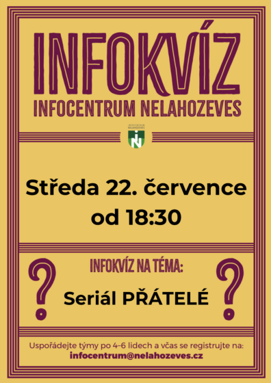Plakát události Infokvíz v Nelahozevsi