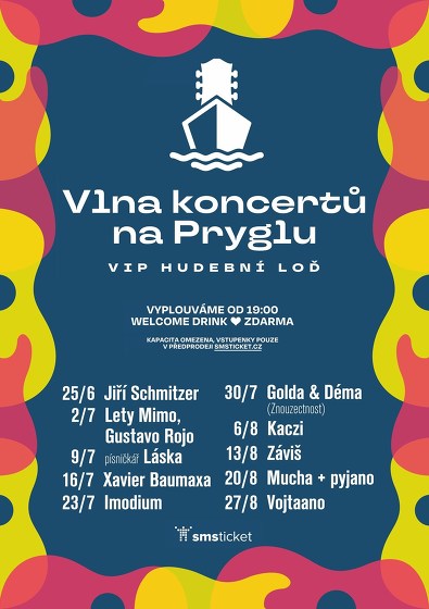 Plakát události Vlna koncertů na Pryglu