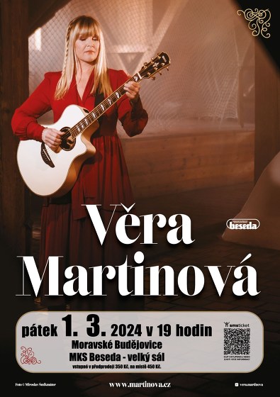 Plakát události Věra Martinová a skupina Meritum