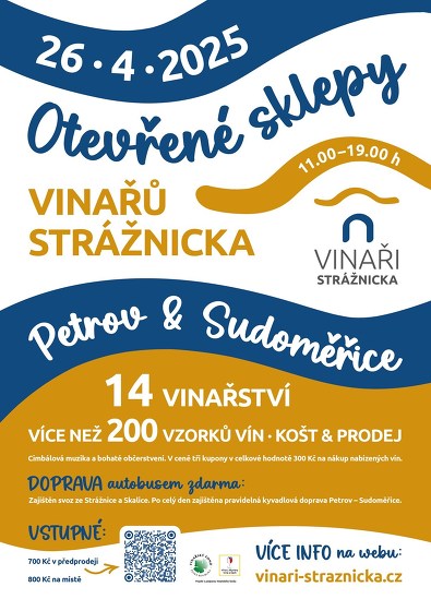 Plakát události Otevřené sklepy vinařů Strážnicka