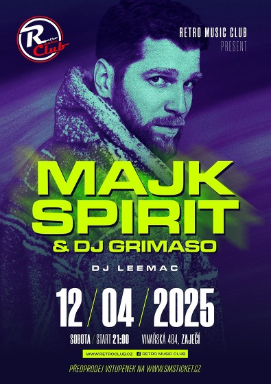 Plakát události Majk Spirit & Dj Grimaso