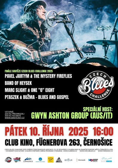 Plakát události Czech Blues Challenge