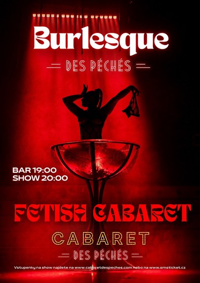 Plakát události Burlesque des Péchés: Fetish Cabaret