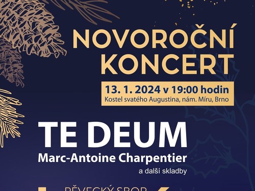 Plakát události Novoroční koncert sboru Lumír 2024