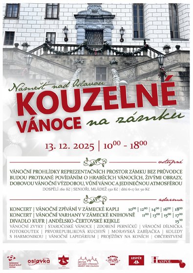 Plakát události Kouzelné Vánoce na zámku