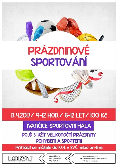 Plakát události Prázdninové sportování
