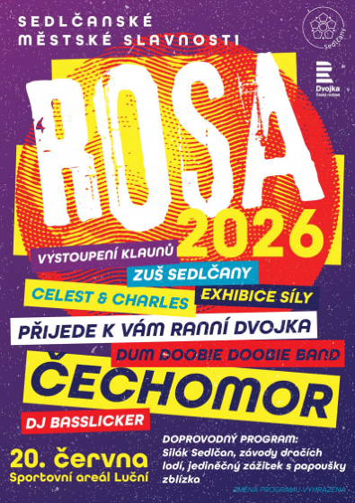 Plakát události Městské slavnosti ROSA