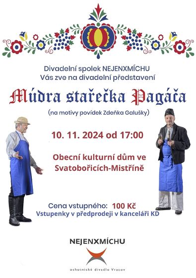 Plakát události Múdra stařečka Pagáča