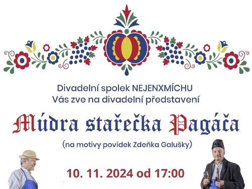 Plakát události Múdra stařečka Pagáča