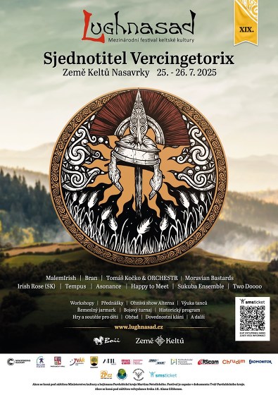 Plakát události Mezinárodní festival keltské kultury Lughnasad 2025