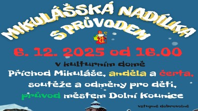 Plakát události Mikulášská nadílka s průvodem