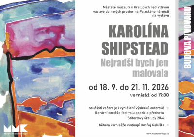 Plakát události Karolína Shipstead – Nejradši bych jen malovala