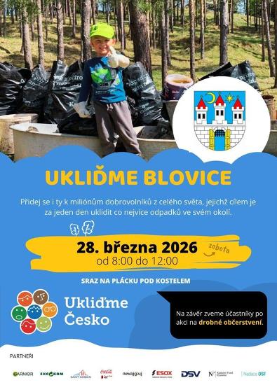 Plakát události Ukliďme Blovice