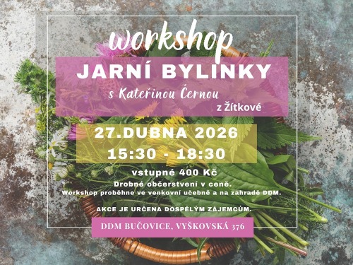 Plakát události Jarní bylinky