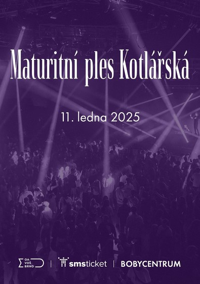 Plakát události Maturitní ples Kotlářská